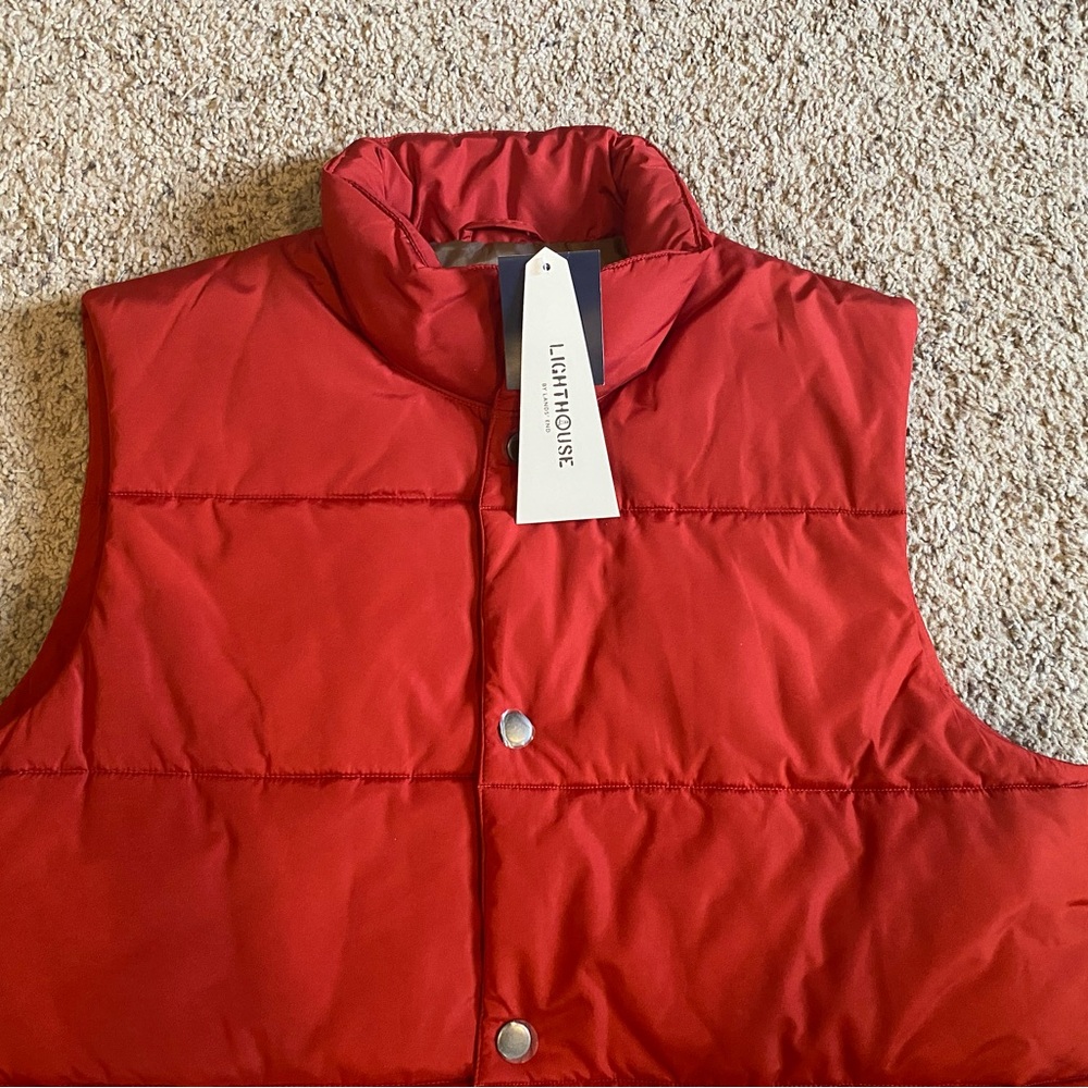 🔥 SALE 🔥 Men’s Lands’ End Puffer Jacket Size Large ( 42-44 ) - Picture 4 of 9